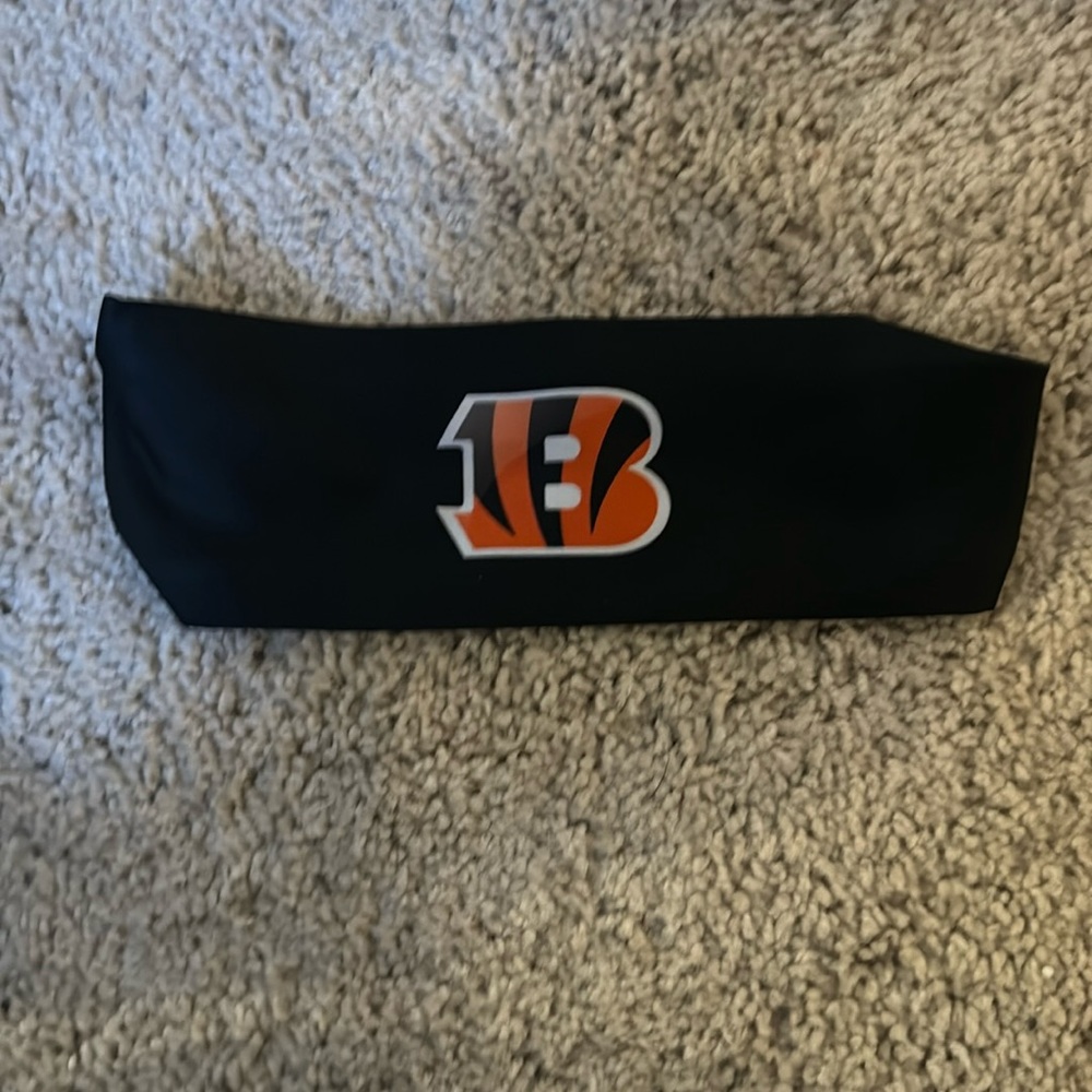 Bengals black/orange headband